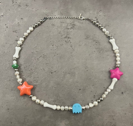 Starburst Necklace - Freshwater Pearls