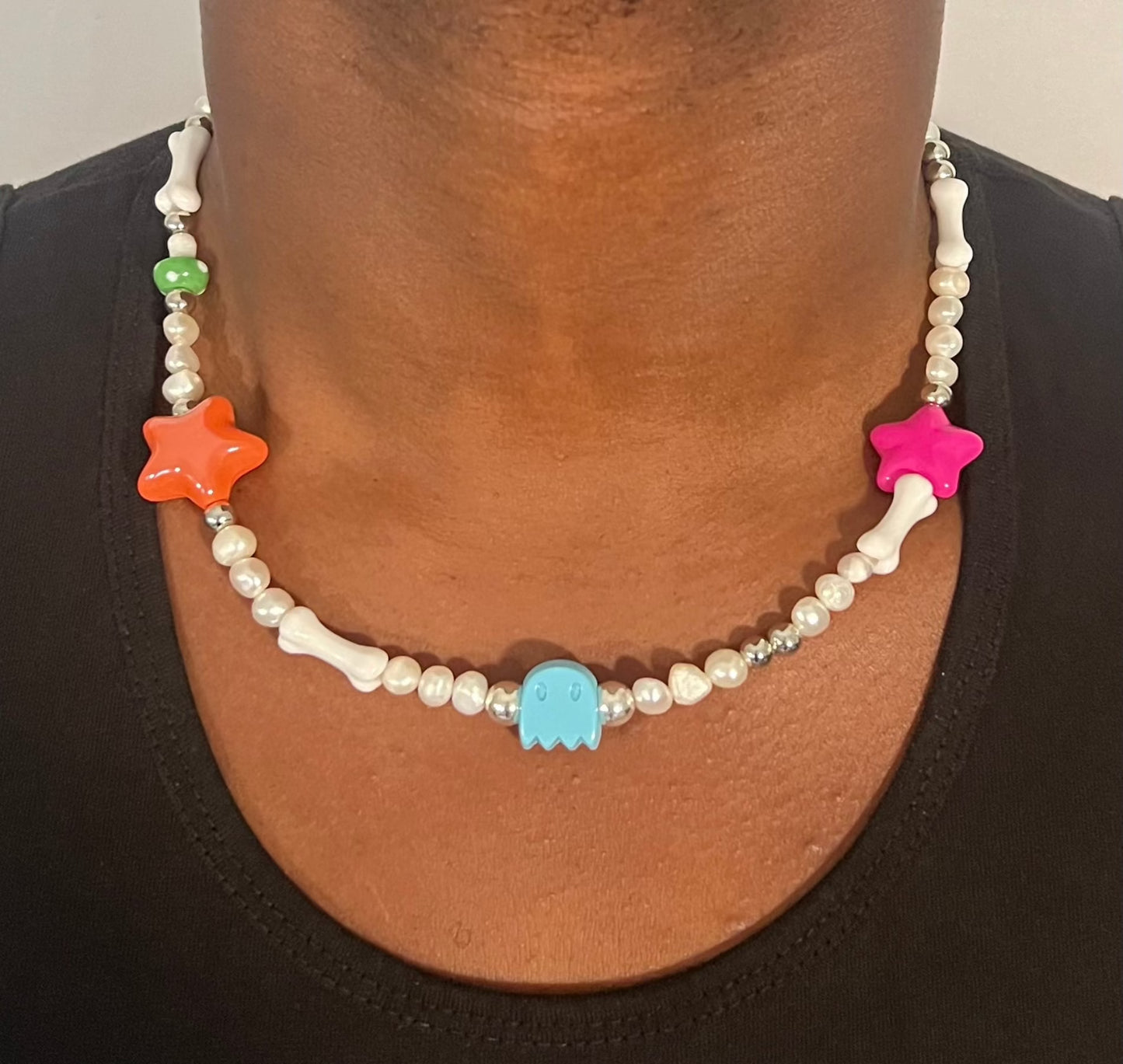 Starburst Necklace - Freshwater Pearls